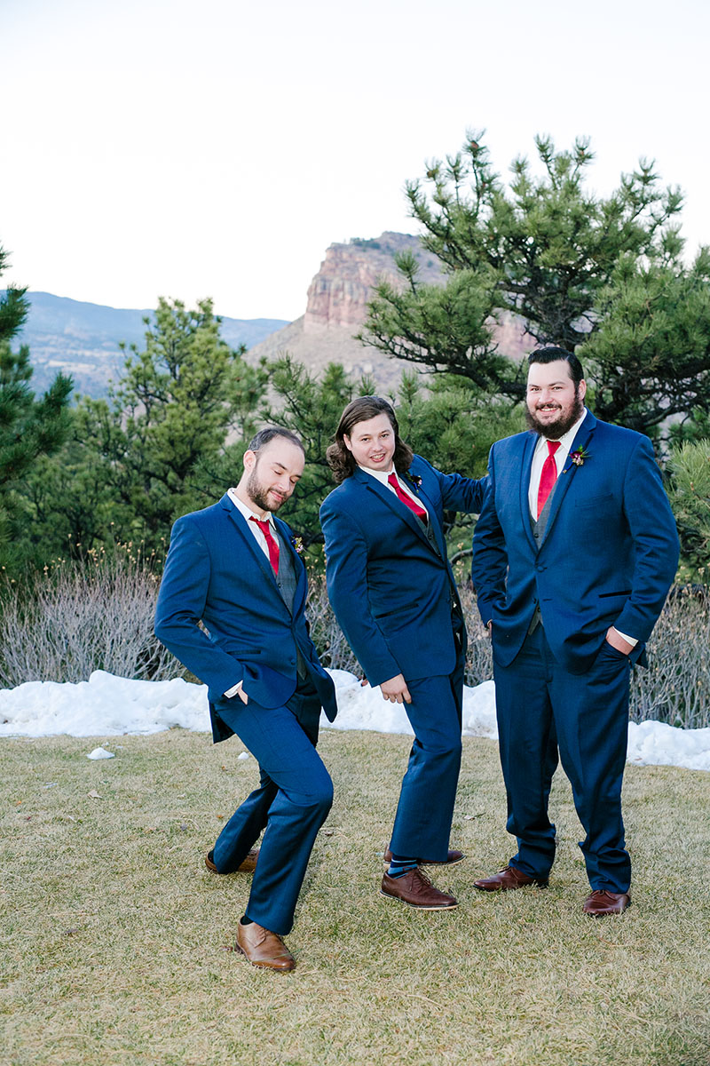 groomsmen at wedding