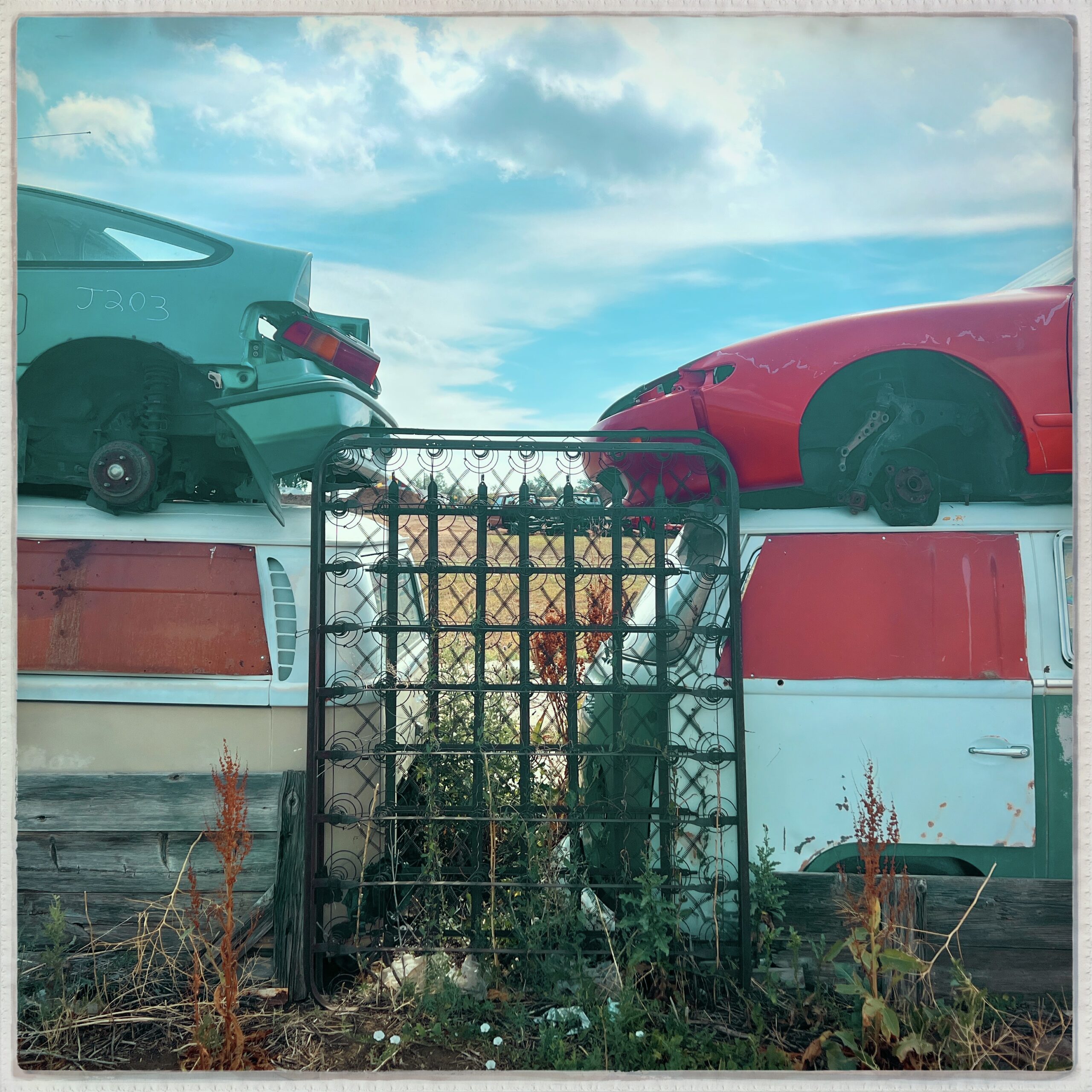 Junk Volkswagen Wall | Erie, Colorado | Beth Photography | Boulder County 