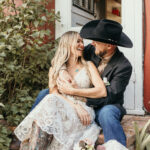 cowboy bride and groom wedding | Beth Photography | Boulder County